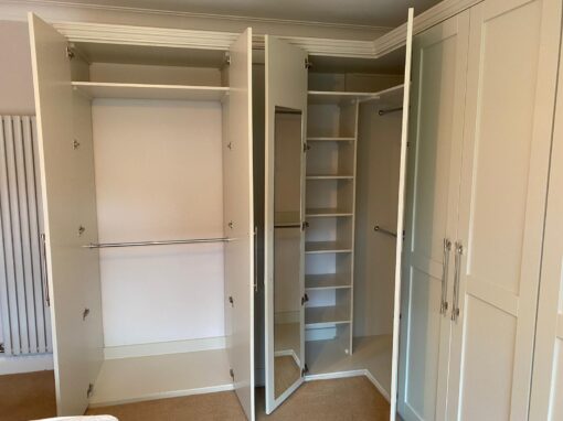 Bespoke MDF Wardrobe Painting, Edinburgh