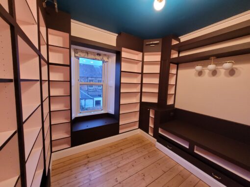 Custom Billy Bookcase Library Transformation in Edinburgh Restalrig
