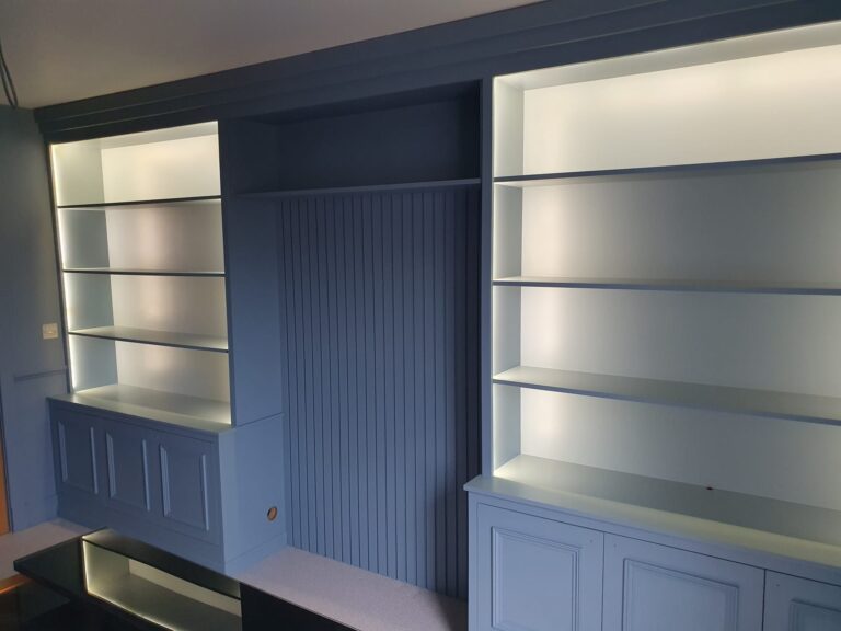 Wall Panelling 12 Custom panelling and cabinetry painting Edinburgh