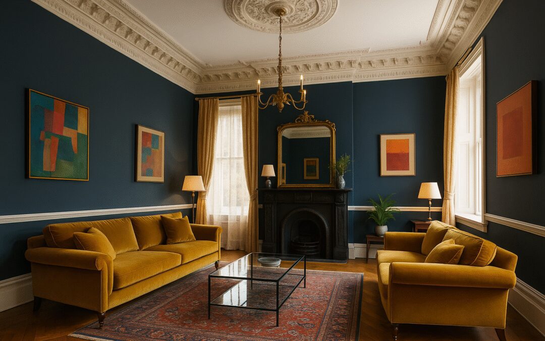 Victorian living room transformation