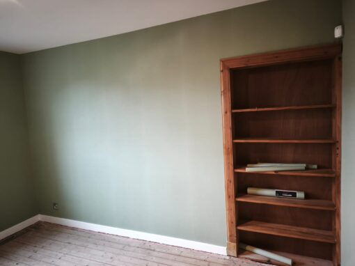 Major Bedroom Wall Repairs & Interior Painting in Broomhouse Loan, Edinburgh