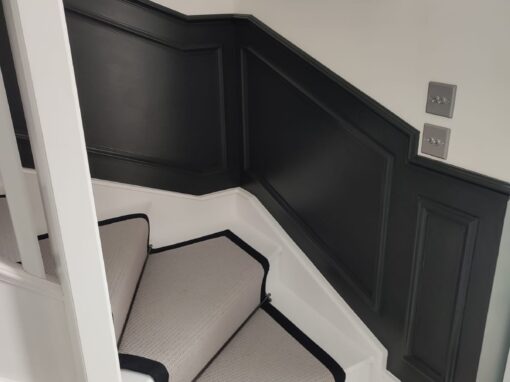 Hallway Panelling & Painting Project in Roslin