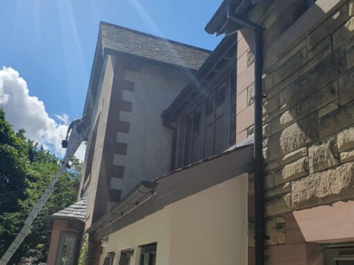 Exterior Woodwork Restoration & Painting Project in Edinburgh